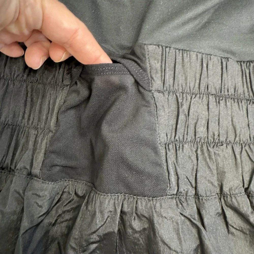 Free‎ People FP Movement The Way Home Skortsie Women's Small Black Activewear